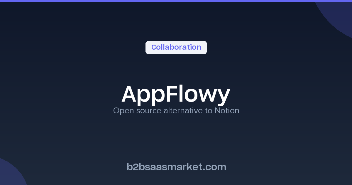 AppFlowy - Open Source Alternative to Notion - Review, Pricing & Features