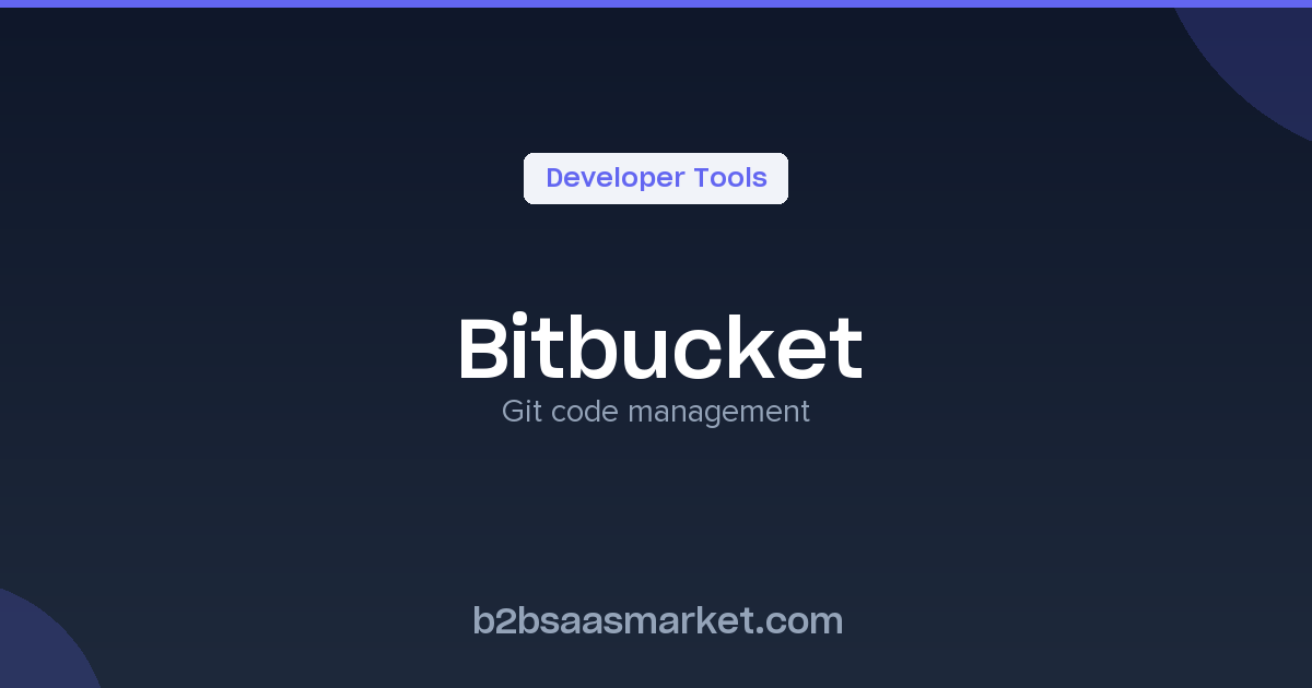 Bitbucket - Git Code Management Tool - Review, Pricing & Features