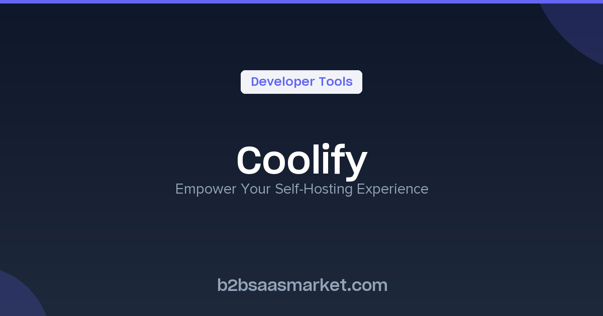 Coolify - Simplify Your Self-Hosting Solutions - Review, Pricing & Features