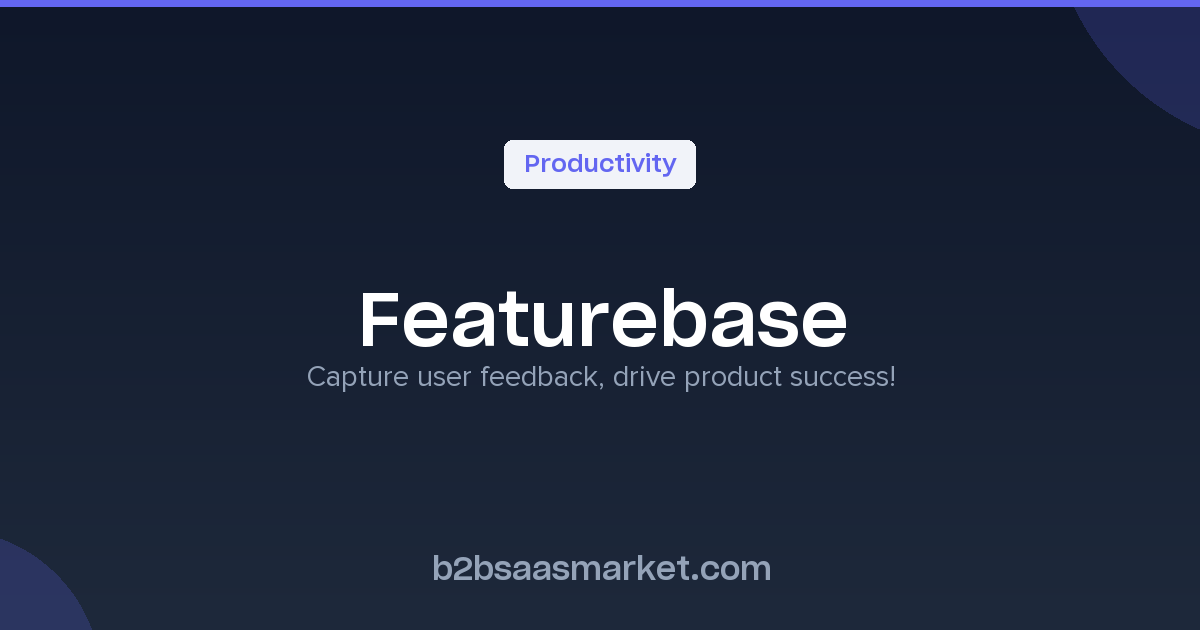 Featurebase - Your Essential Product Feedback Tool - Review, Pricing ...