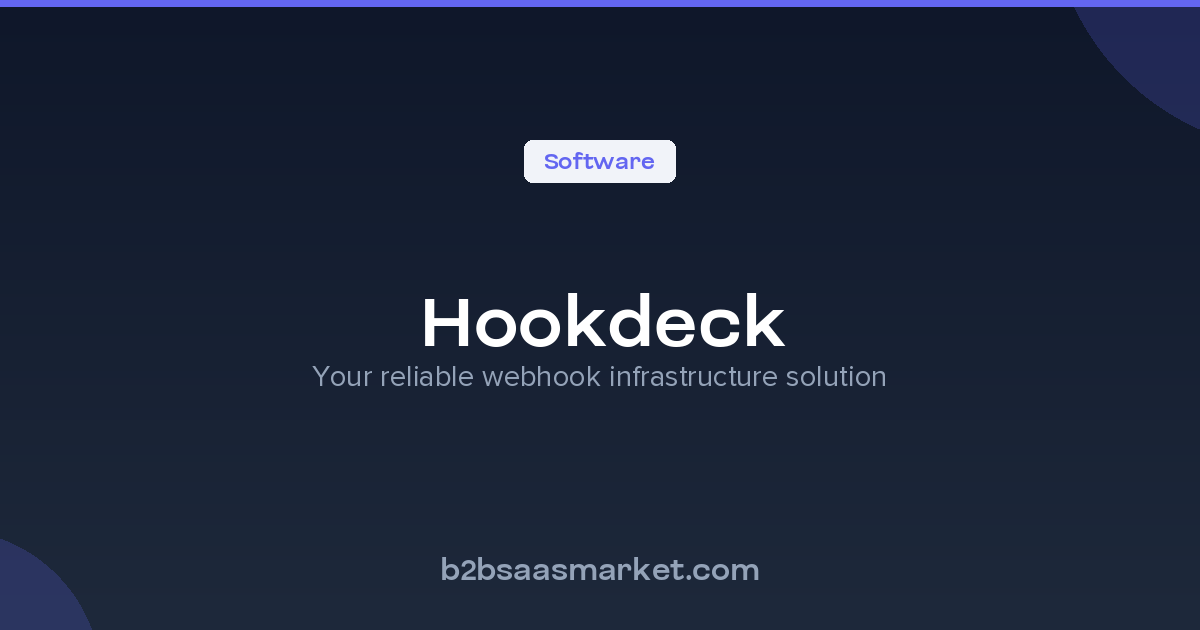Hookdeck - Webhook Infrastructure Platform - Review, Pricing & Features