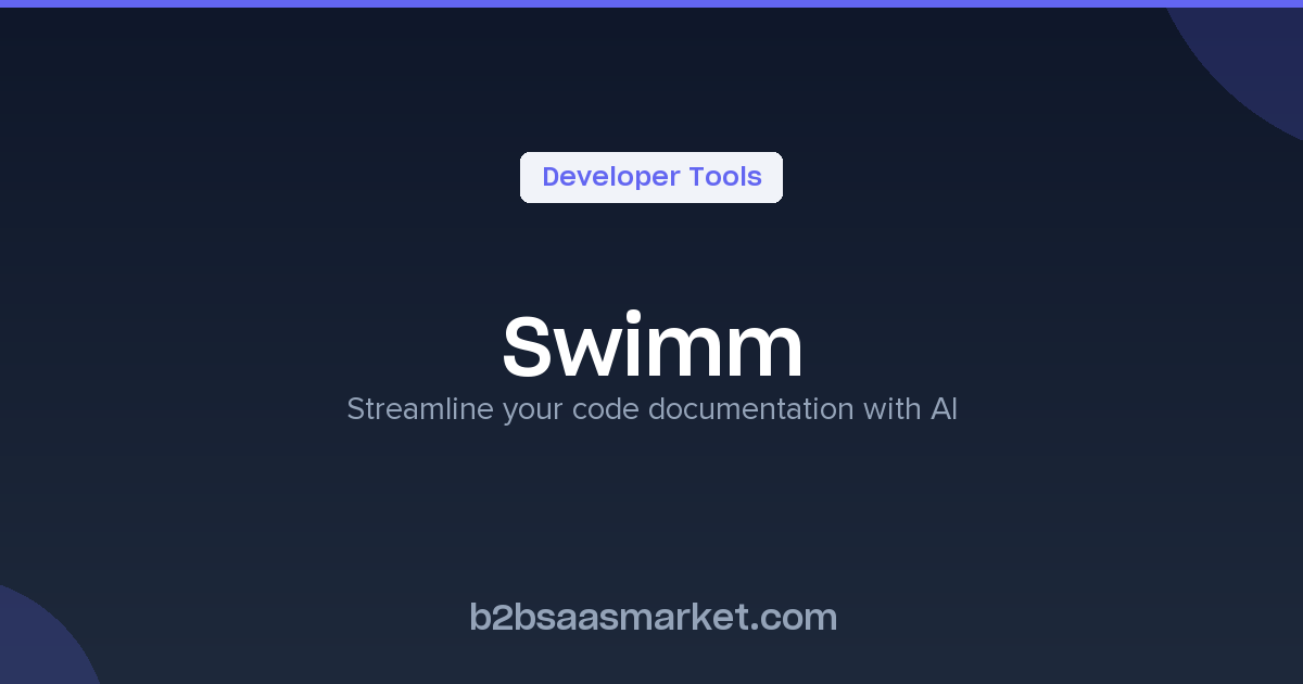 Swimm - AI Documentation for Code - Review, Pricing & Features