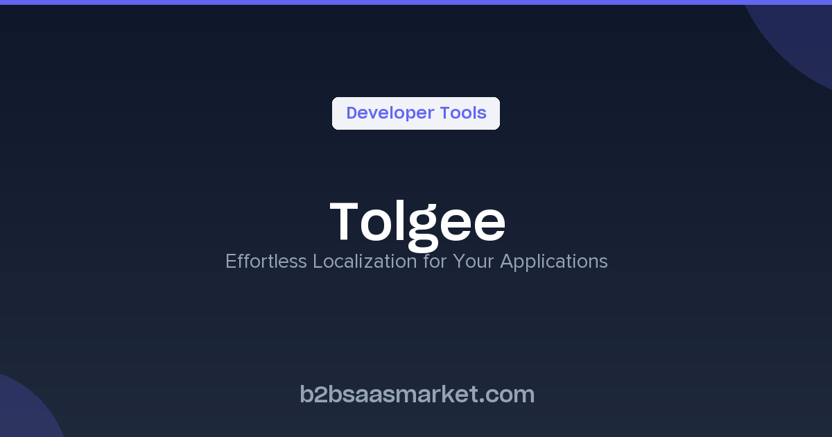 Tolgee: Open Source Localization Platform - Review, Pricing & Features