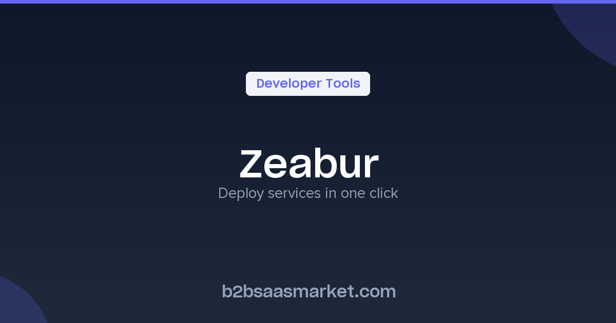 Zeabur - Deploy Services Effortlessly - Review, Pricing & Features