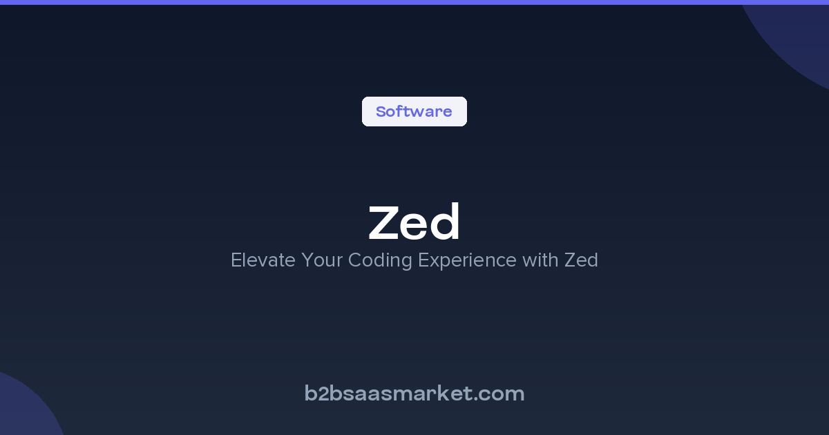 Zed Code Editor Logo Zed: High-Performance Code Editor for Developers - Review, Pricing ...