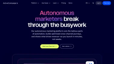 ActiveCampaign screenshot