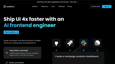 Builder.io screenshot