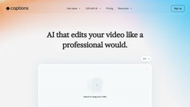 Captions screenshot