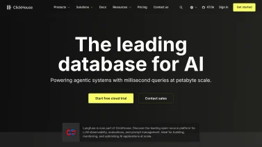 ClickHouse screenshot