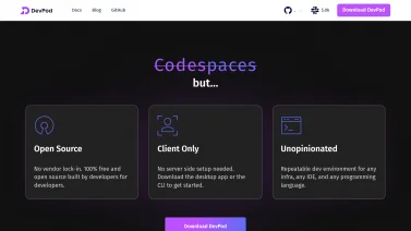 DevPod screenshot