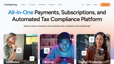 FastSpring screenshot