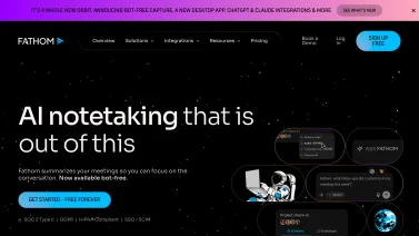 Fathom AI screenshot