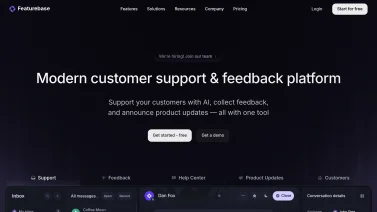 Featurebase screenshot