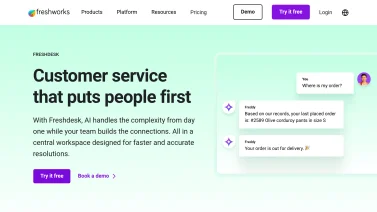 Freshdesk screenshot