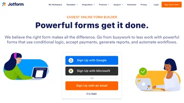 JotForm screenshot