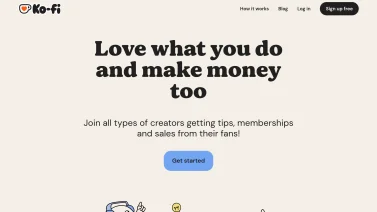 Ko-fi screenshot