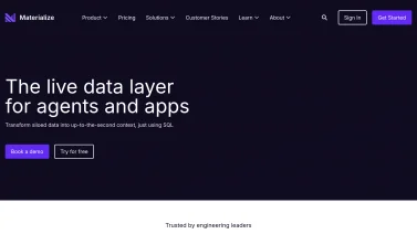 Materialize screenshot