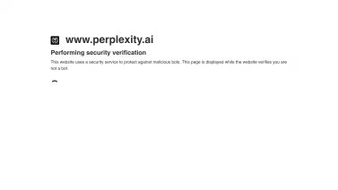 Perplexity screenshot