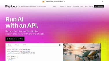 Replicate screenshot