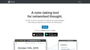 Roam Research screenshot