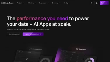 SingleStore screenshot