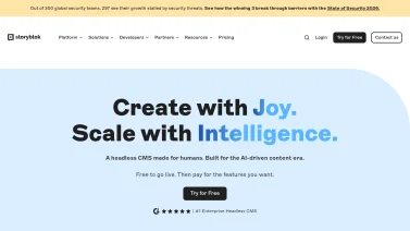 Storyblok screenshot