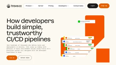 Travis CI screenshot