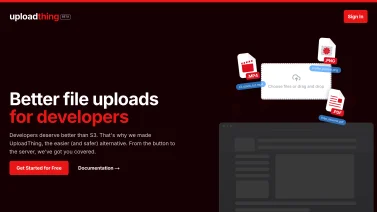 Uploadthing screenshot