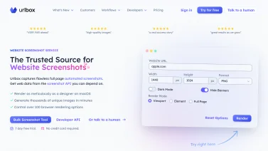 Urlbox screenshot