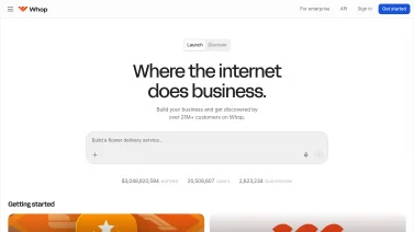 Whop screenshot